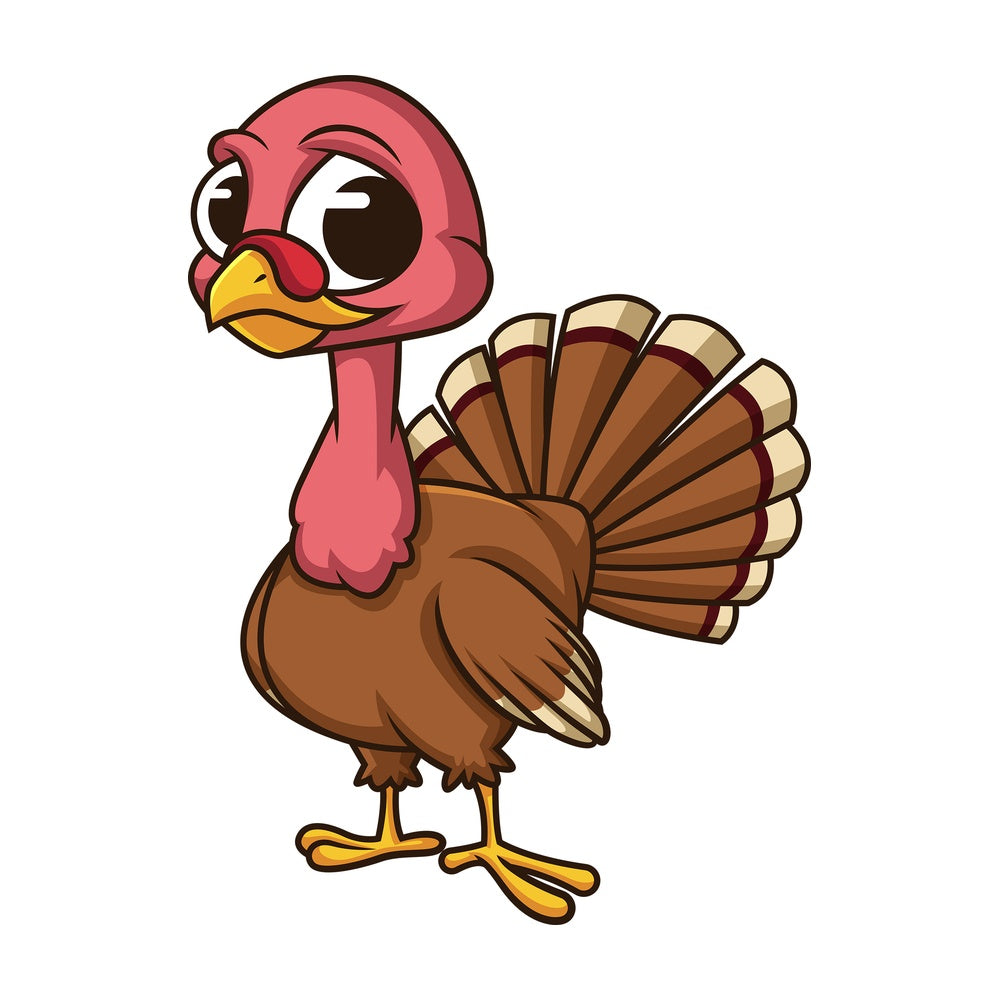 Baby turkey. PNG - JPG and vector EPS (infinitely scalable). Image isolated on transparent background.