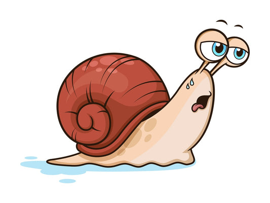 Snail leaving slime. PNG - JPG and vector EPS (infinitely scalable).