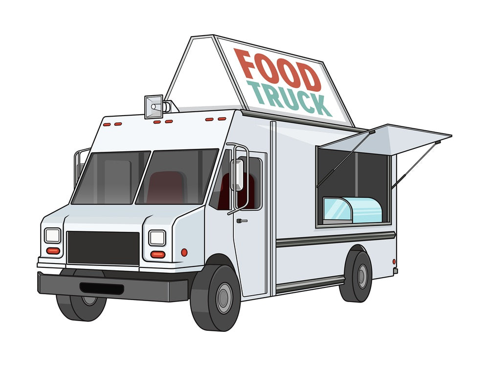 White food track. PNG - JPG and vector EPS file formats (infinitely scalable). Image isolated on transparent background.