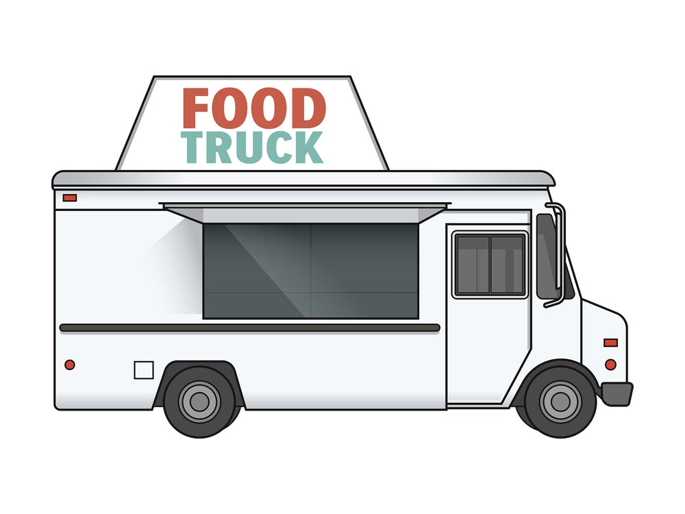 White food track side view. PNG - JPG and vector EPS file formats (infinitely scalable). Image isolated on transparent background.