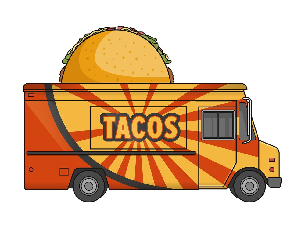 Taco Food Truck Side View