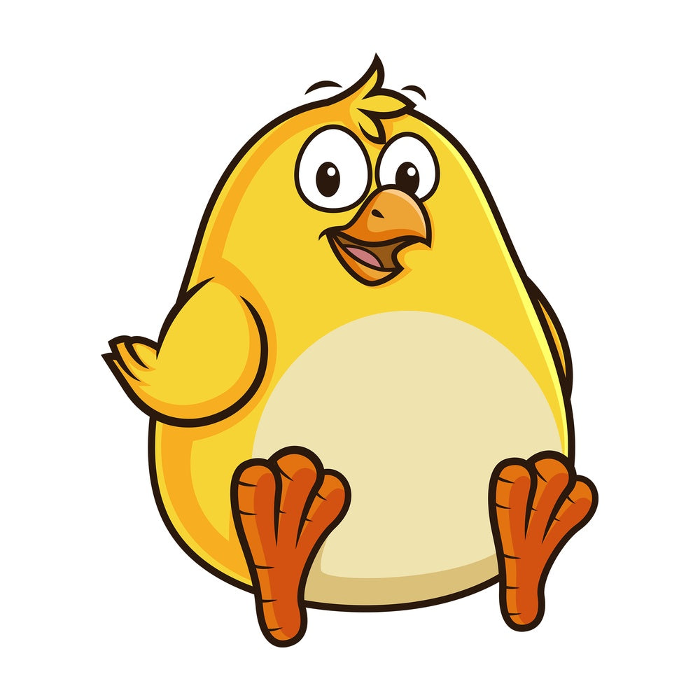 Chubby bird. PNG - JPG and vector EPS (infinitely scalable).