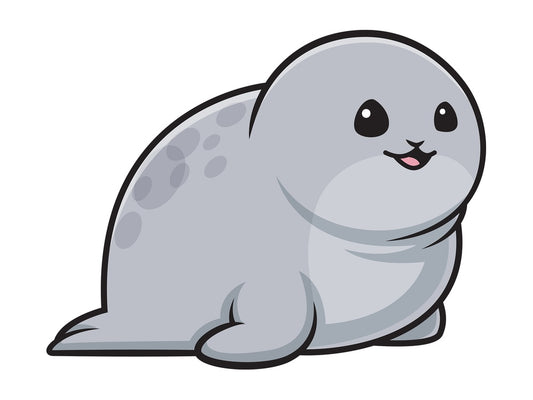 Chubby seal. PNG - JPG and vector EPS (infinitely scalable).