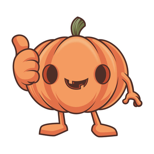 Jack o lantern thumbs up. PNG - JPG and vector EPS (infinitely scalable).