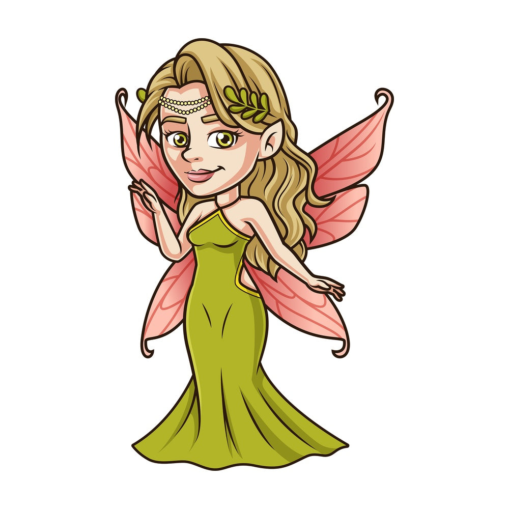 Forest fairy. PNG - JPG and vector EPS (infinitely scalable).