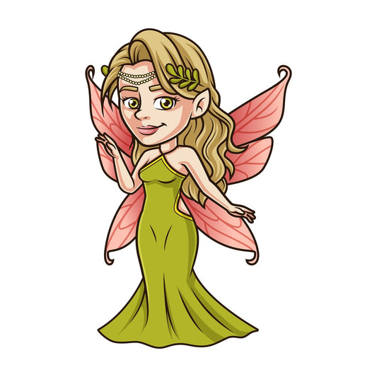 Forest fairy. PNG - JPG and vector EPS (infinitely scalable).