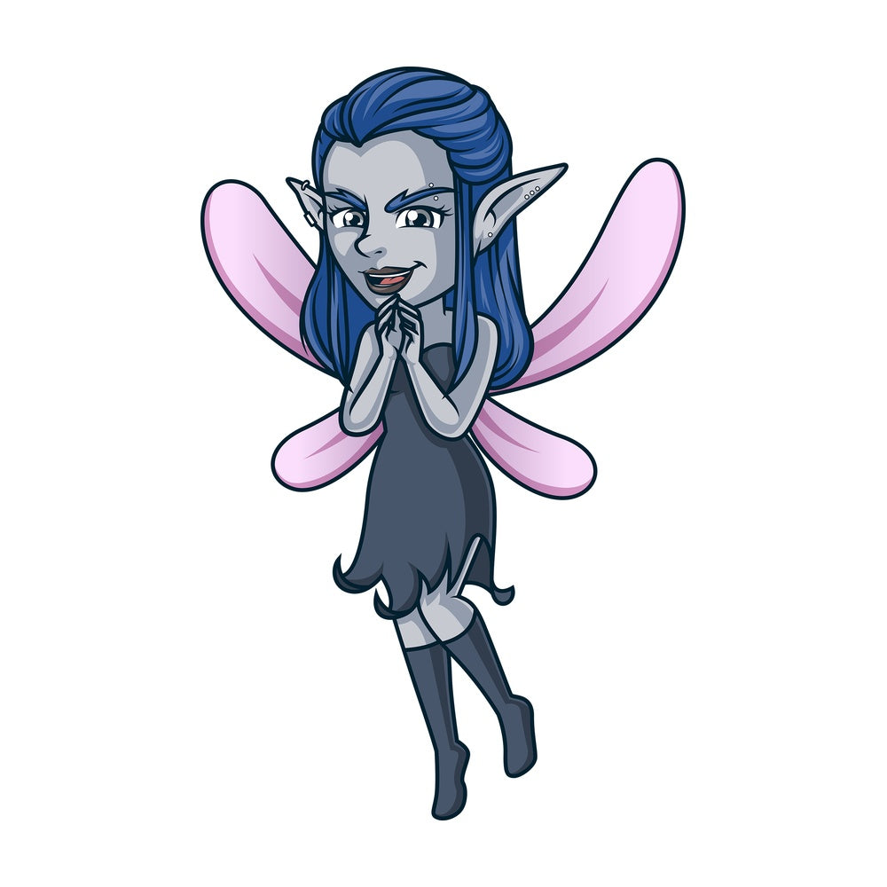 Evil fairy. PNG - JPG and vector EPS (infinitely scalable).