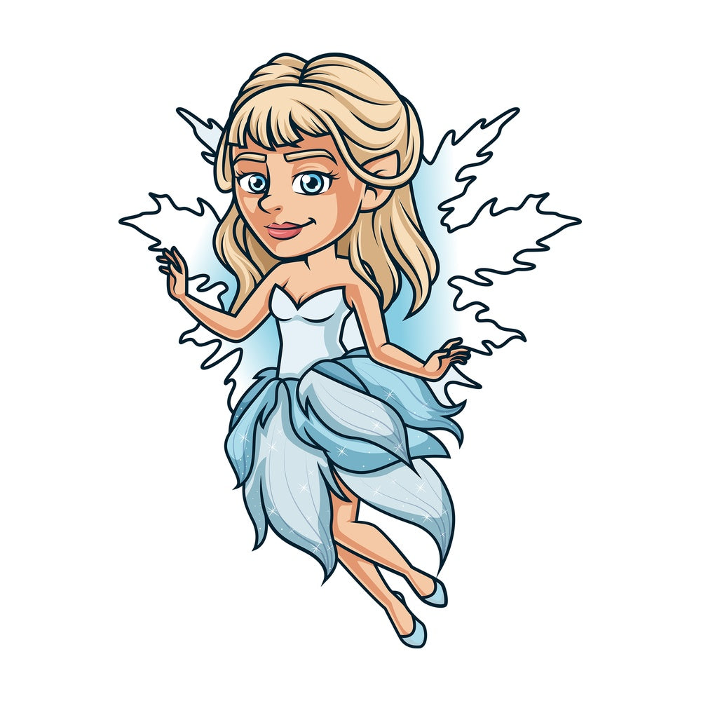 Snow fairy. PNG - JPG and vector EPS (infinitely scalable).