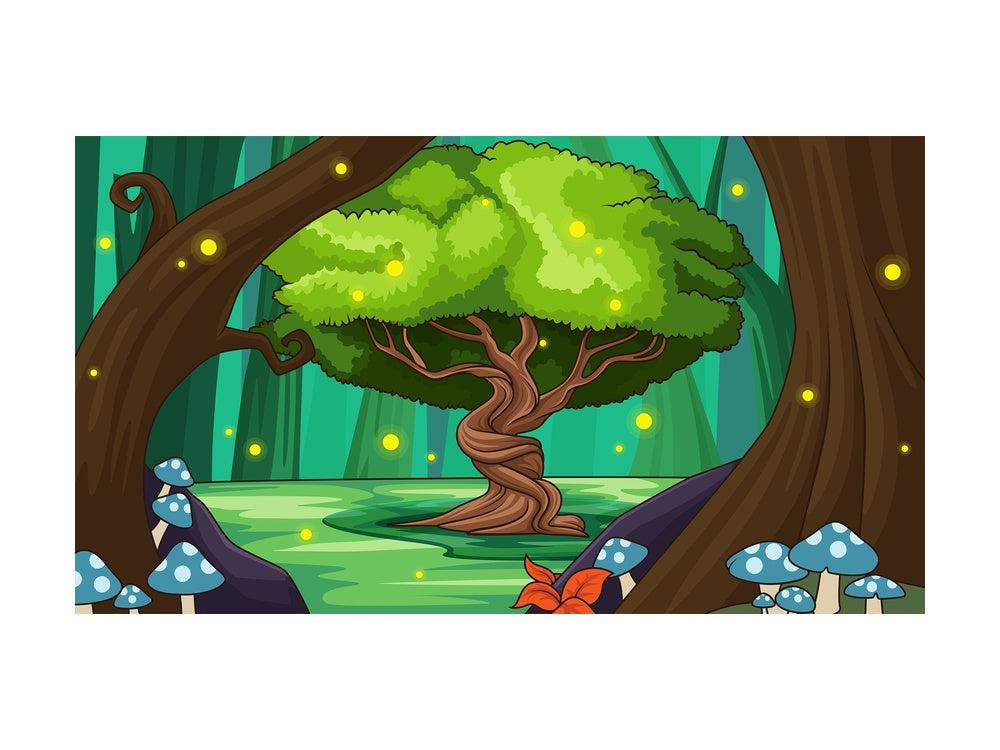 Tree of life background in 16:9 aspect ratio. PNG - JPG and vector EPS file formats (infinitely scalable).