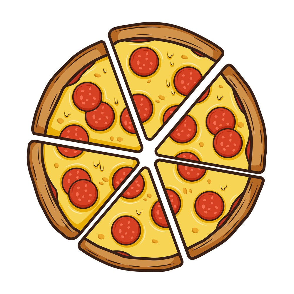 Pepperoni pizza slice