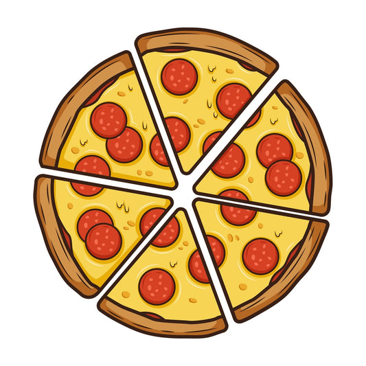 Pepperoni pizza slice