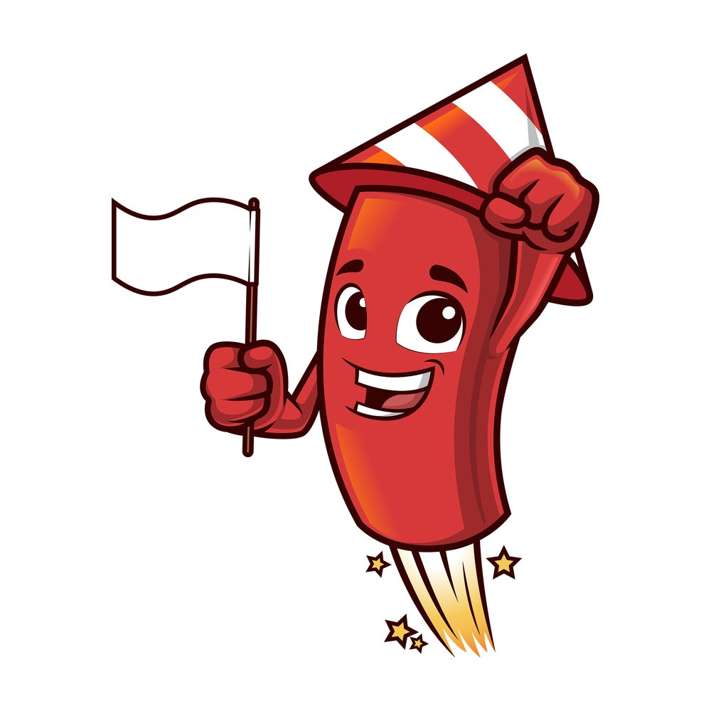 Firework going up. PNG - JPG and vector EPS (infinitely scalable).