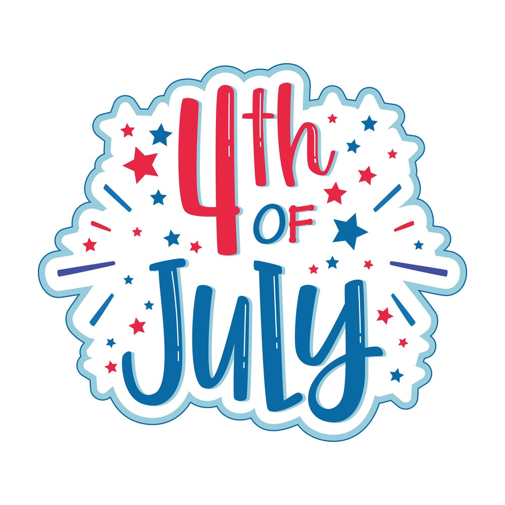 4th of july emblem. PNG - JPG and vector EPS file formats (infinitely scalable). Image isolated on transparent background.