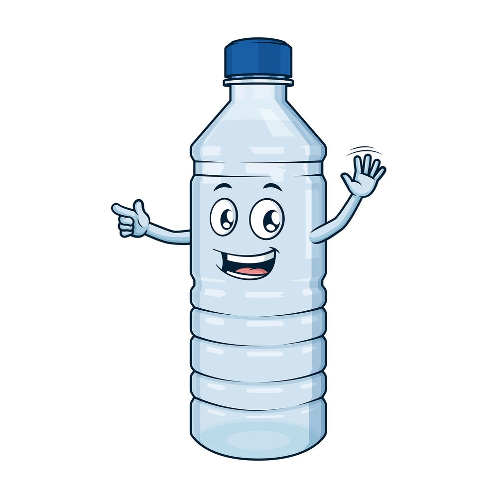 Water bottle presenting. PNG - JPG and vector EPS (infinitely scalable).
