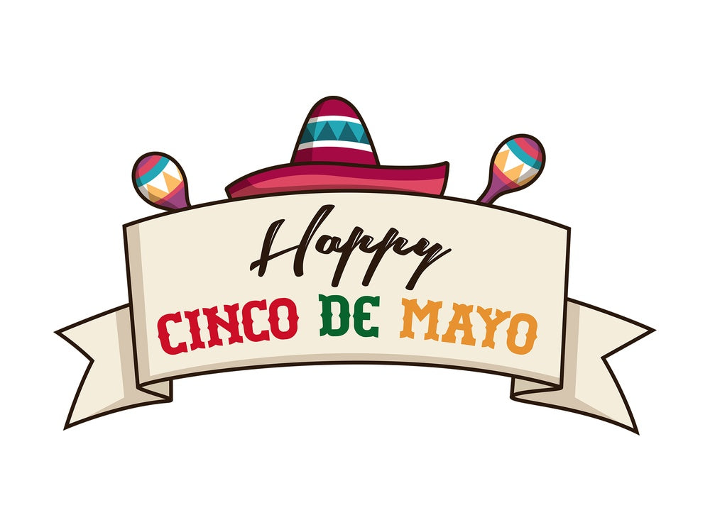 Happy cinco de mayo. PNG - JPG and vector EPS file formats (infinitely scalable). Image isolated on transparent background.