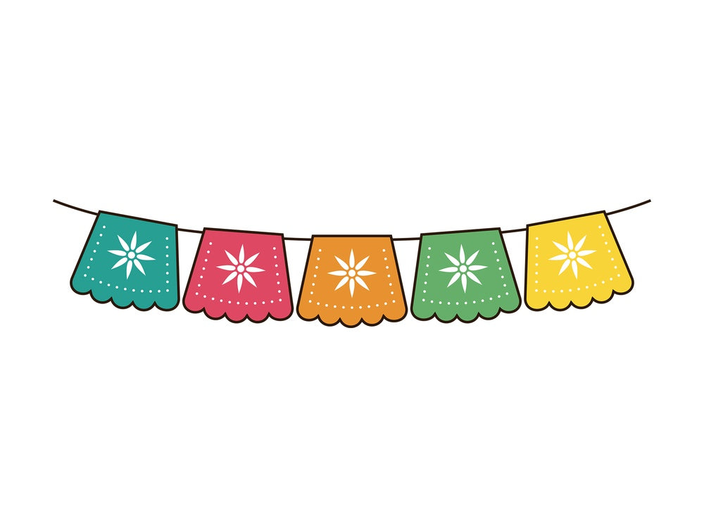 Cinco de mayo decorations. PNG - JPG and vector EPS file formats (infinitely scalable). Image isolated on transparent background.
