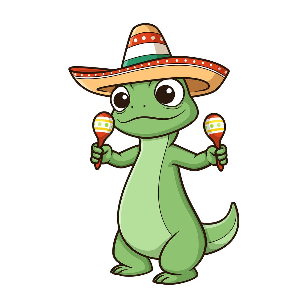 Mexican lizard. PNG - JPG and vector EPS (infinitely scalable).