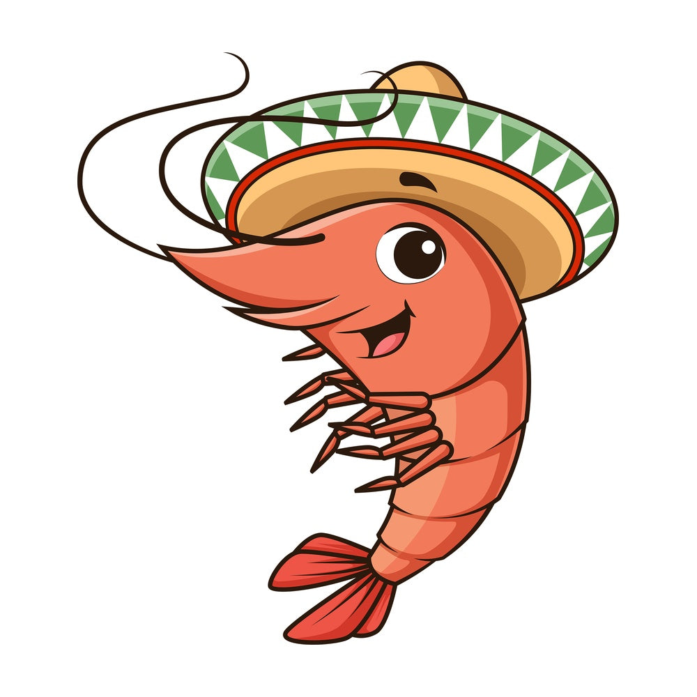 Mexican shrimp. PNG - JPG and vector EPS (infinitely scalable).