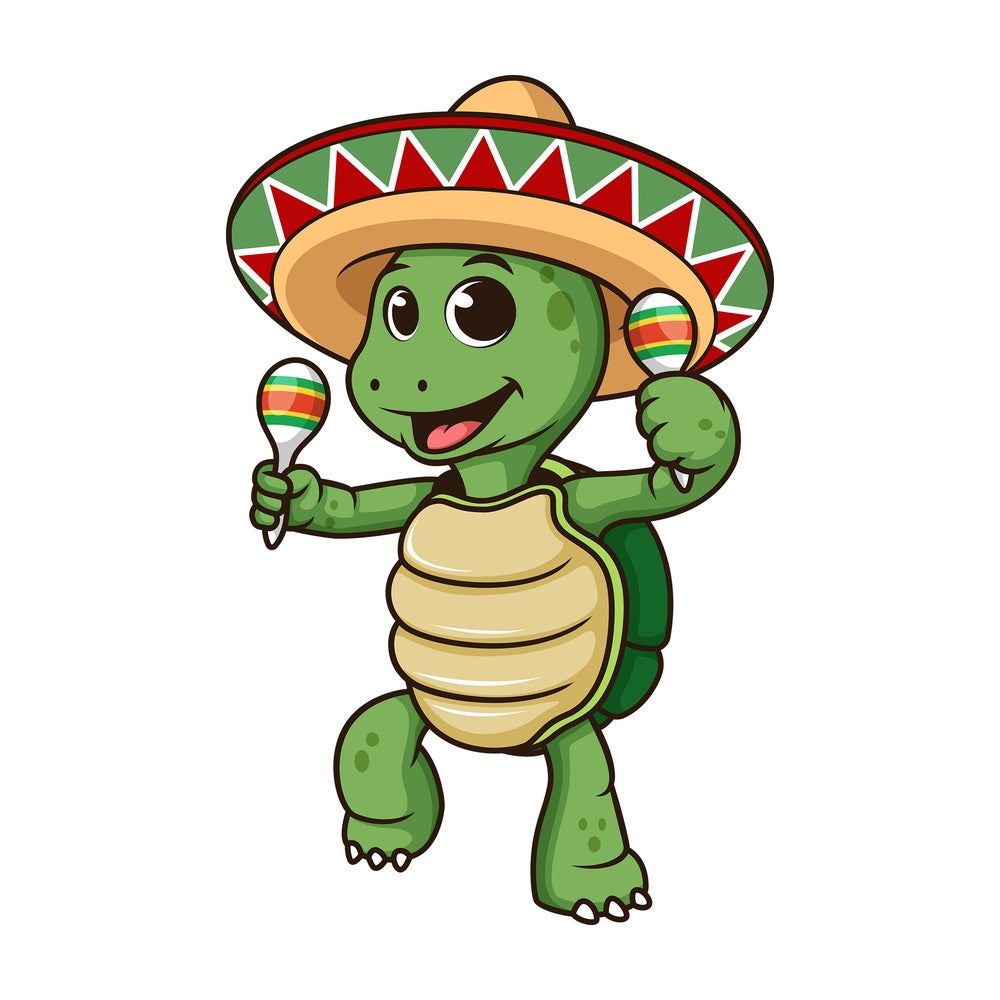 Mexican turtle. PNG - JPG and vector EPS (infinitely scalable).
