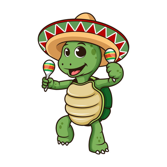 Mexican turtle. PNG - JPG and vector EPS (infinitely scalable).