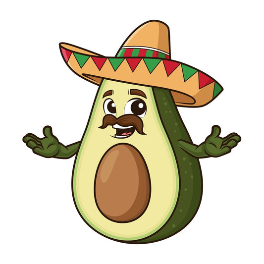 Mexican avocado. PNG - JPG and vector EPS (infinitely scalable).