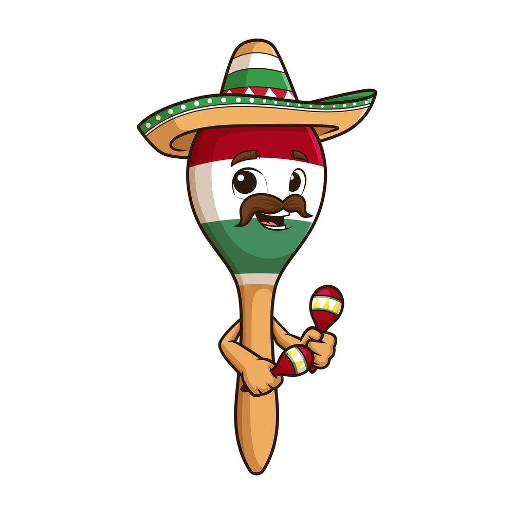 Mexican maraca. PNG - JPG and vector EPS (infinitely scalable).