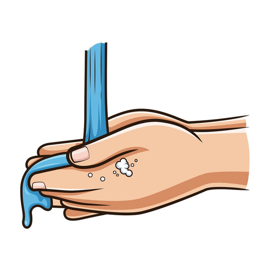 Rinsing hands with water. PNG - JPG and vector EPS (infinitely scalable).