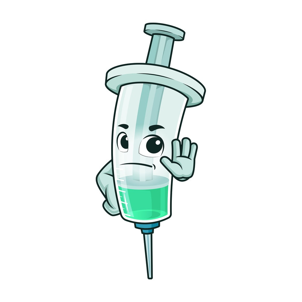 Vaccine stop gesture. PNG - JPG and vector EPS (infinitely scalable).
