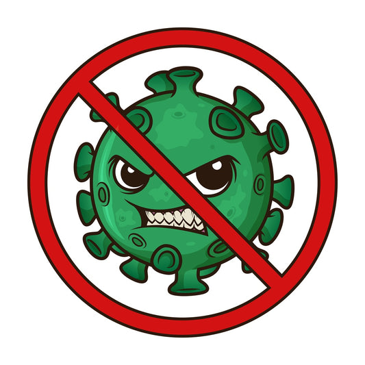 Stop coronavirus. PNG - JPG and vector EPS (infinitely scalable). Image isolated on transparent background.|Stop Coronavirus Graphic by FriendlyStock