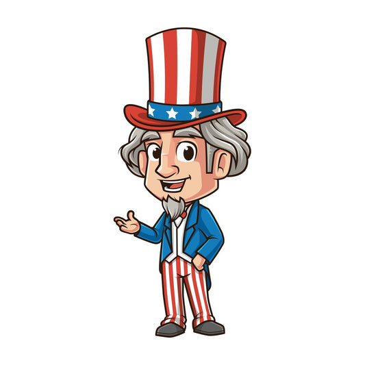 Uncle sam pointing side. PNG - JPG and vector EPS (infinitely scalable).
