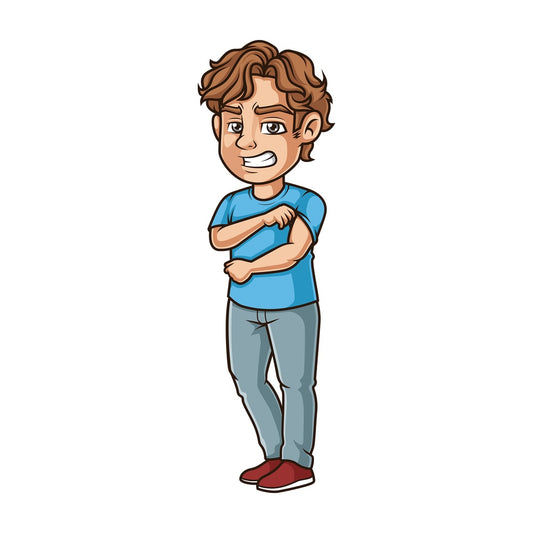 Man about to start a fight. PNG - JPG and vector EPS (infinitely scalable).