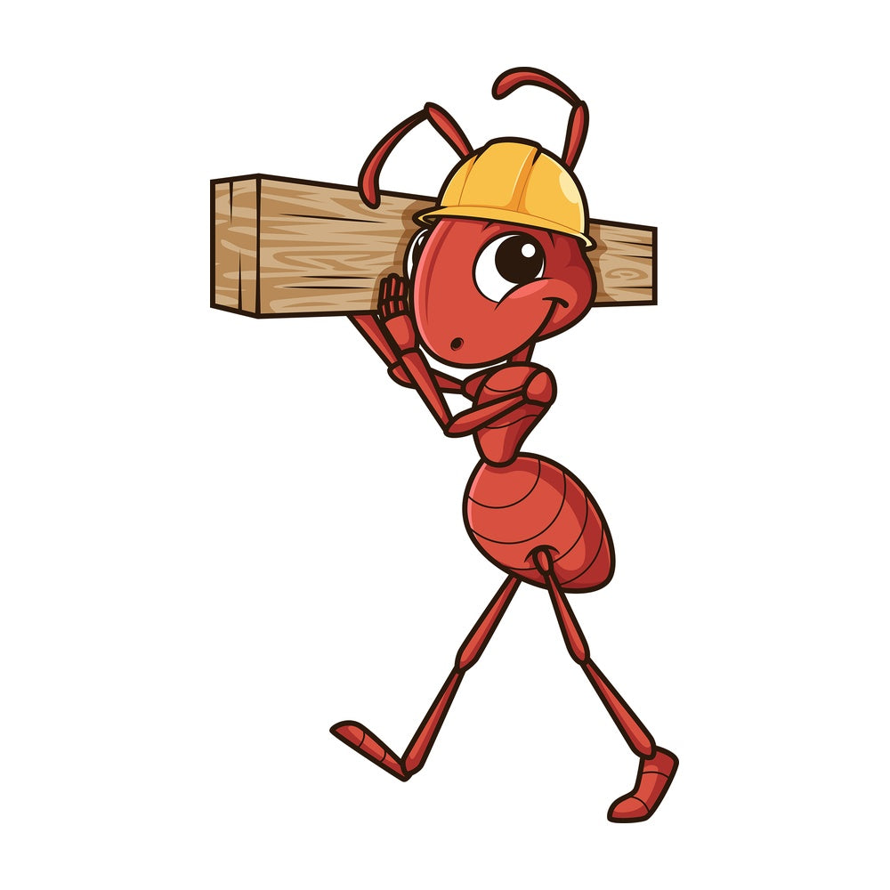 Hard-Working ant. PNG - JPG and vector EPS (infinitely scalable).