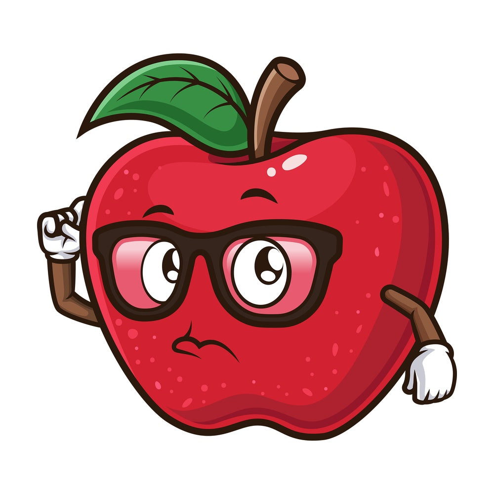 Apple thinking. PNG - JPG and vector EPS (infinitely scalable).