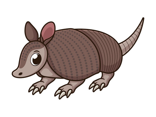 Armadillo on all fours. PNG - JPG and vector EPS (infinitely scalable).