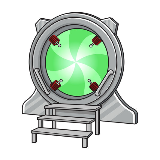 Time machine. PNG - JPG and vector EPS file formats (infinitely scalable). Image isolated on transparent background.