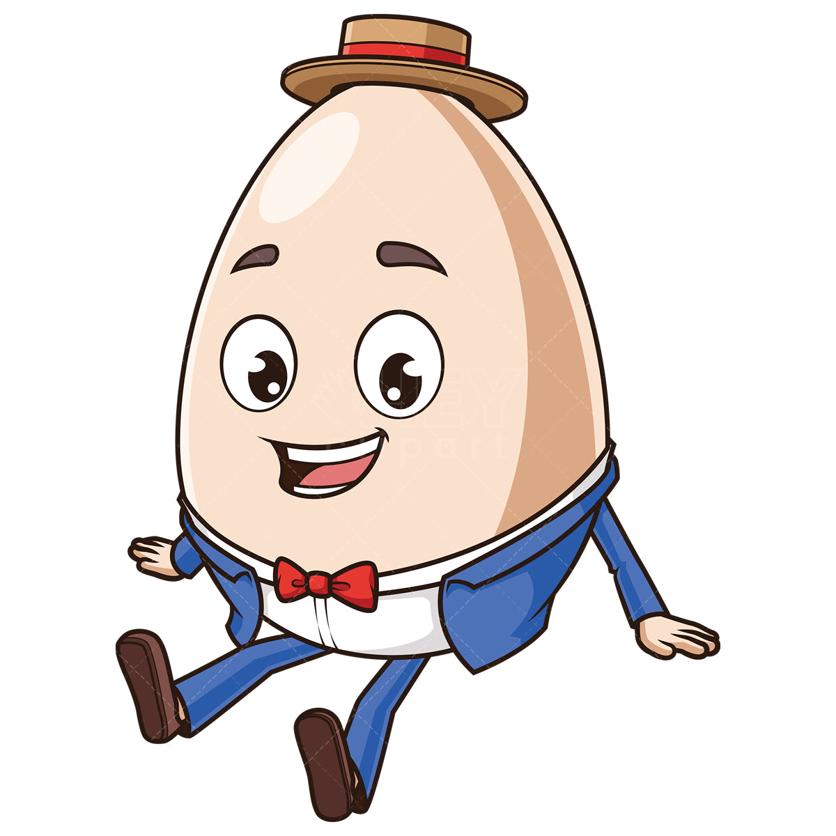 Royalty-free stock vector illustration of a cute humpty dumpty.