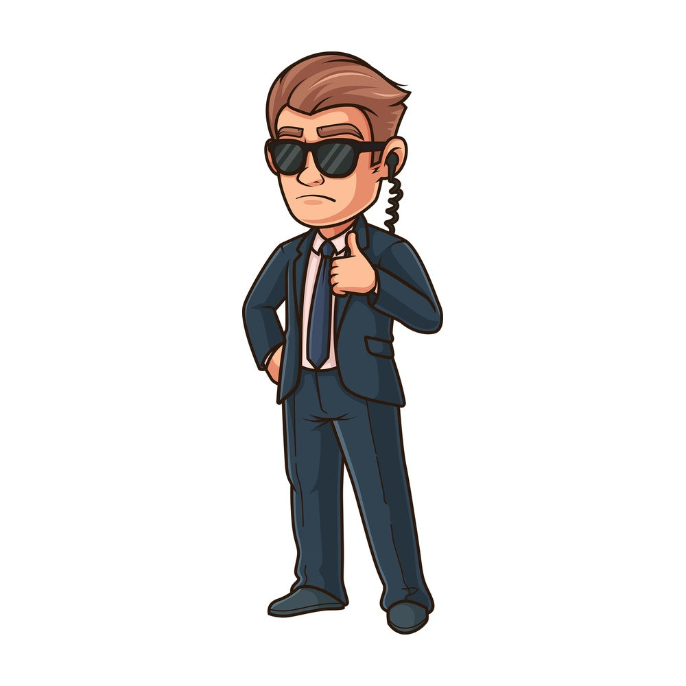 Special agent thumbs up. PNG - JPG and vector EPS (infinitely scalable).