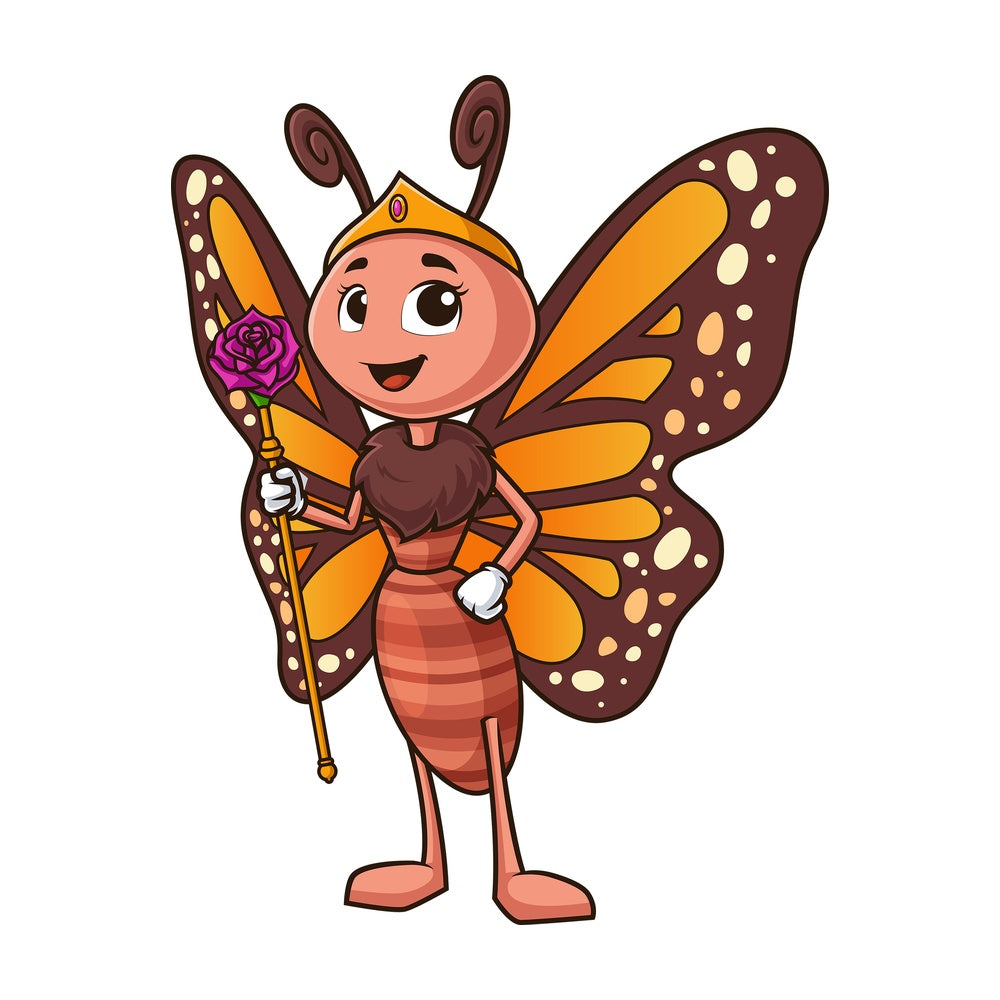 Queen butterfly. PNG - JPG and vector EPS (infinitely scalable).