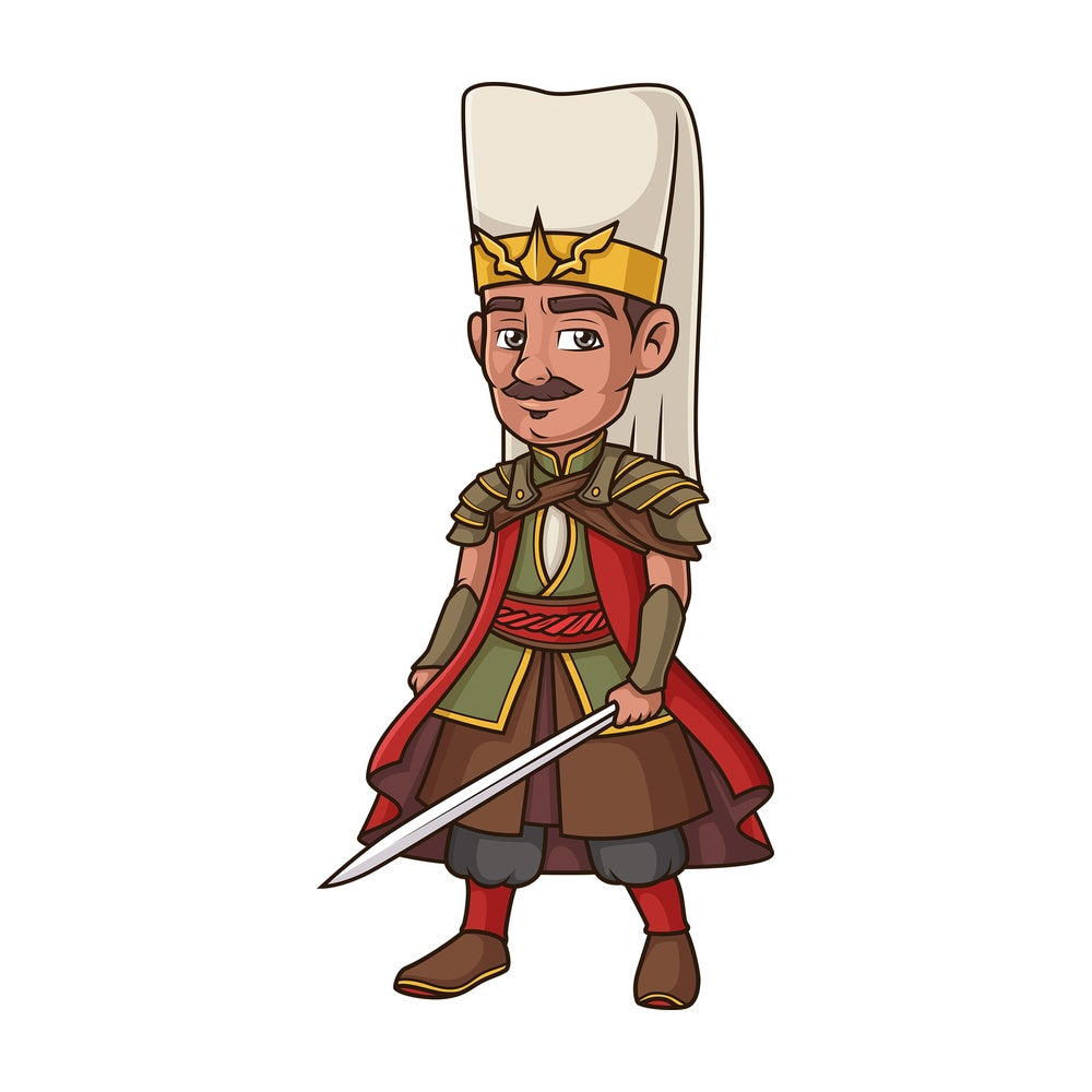 Ottoman janissary. PNG - JPG and vector EPS (infinitely scalable).