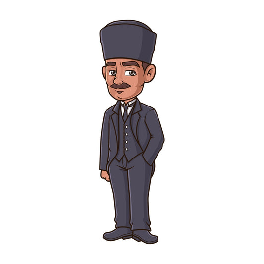 Mustafa kemal ataturk. PNG - JPG and vector EPS (infinitely scalable).