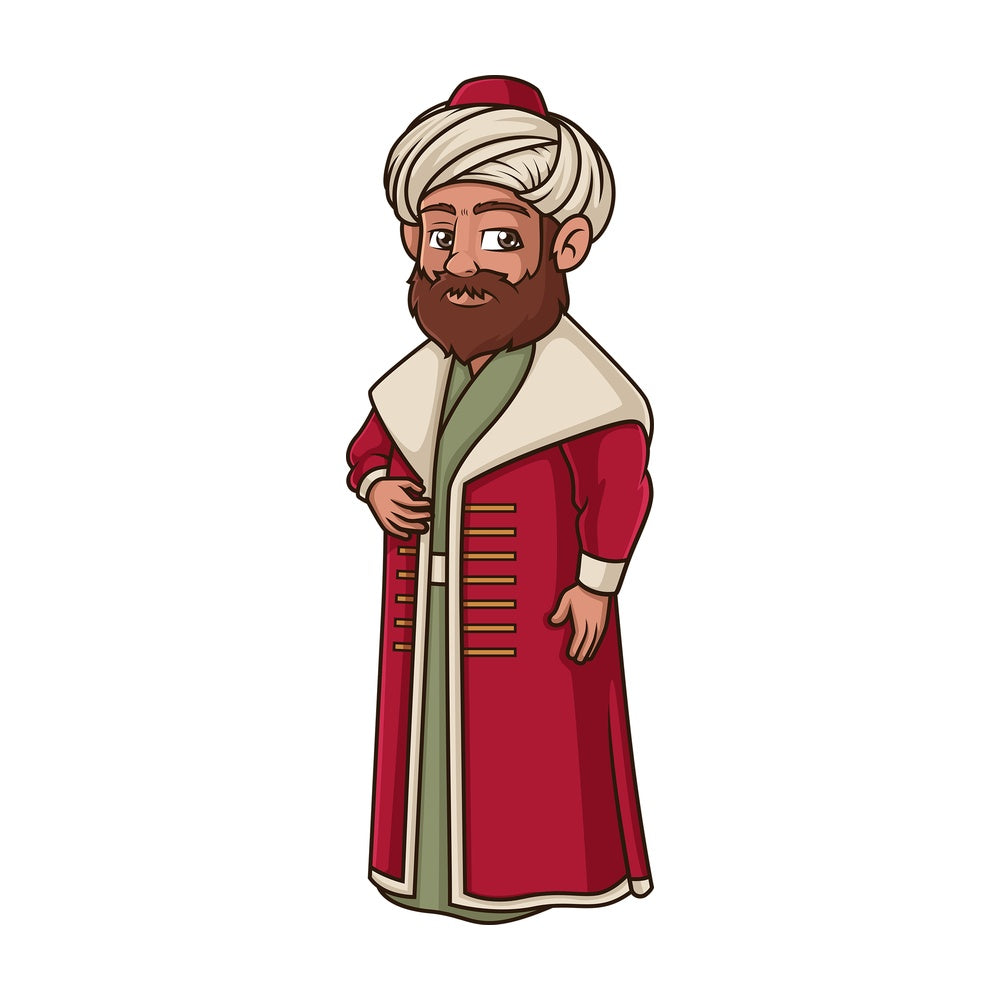 Sultan mehmed ii the conqueror. PNG - JPG and vector EPS (infinitely scalable).
