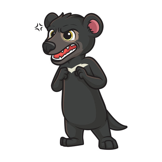 Angry tasmanian devil. PNG - JPG and vector EPS (infinitely scalable).