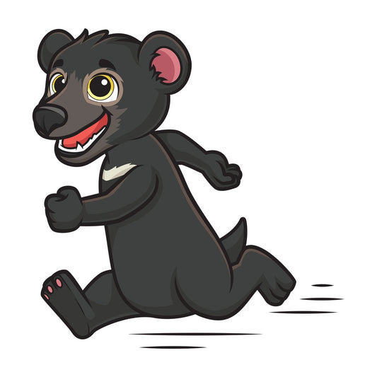 Tasmanian devil running. PNG - JPG and vector EPS (infinitely scalable).