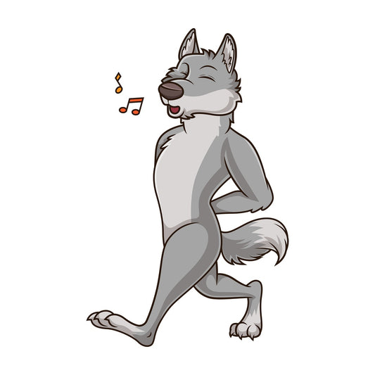 Wolf whistling. PNG - JPG and vector EPS (infinitely scalable).