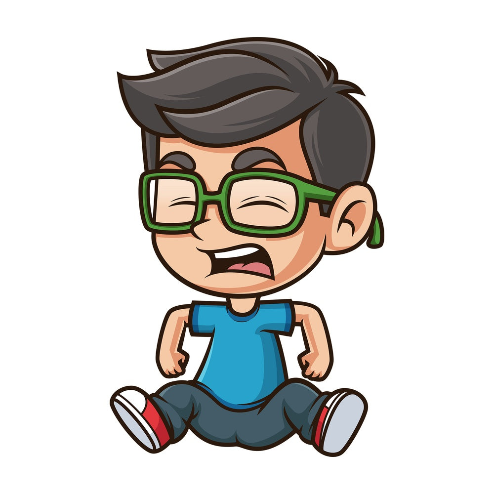 Mad kid crying. PNG - JPG and vector EPS (infinitely scalable).
