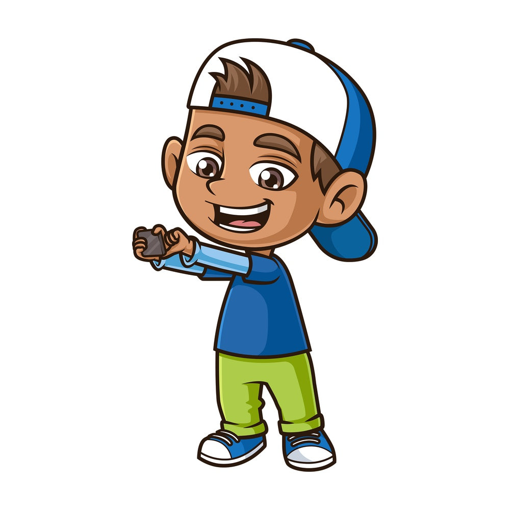 Hispanic boy taking selfie. PNG - JPG and vector EPS (infinitely scalable).