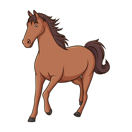 Horse running. PNG - JPG and vector EPS (infinitely scalable).