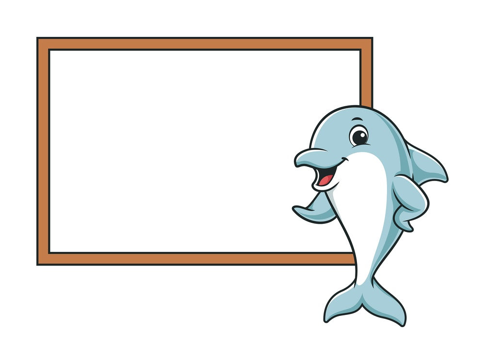 Dolphin blank sign. PNG - JPG and vector EPS (infinitely scalable).