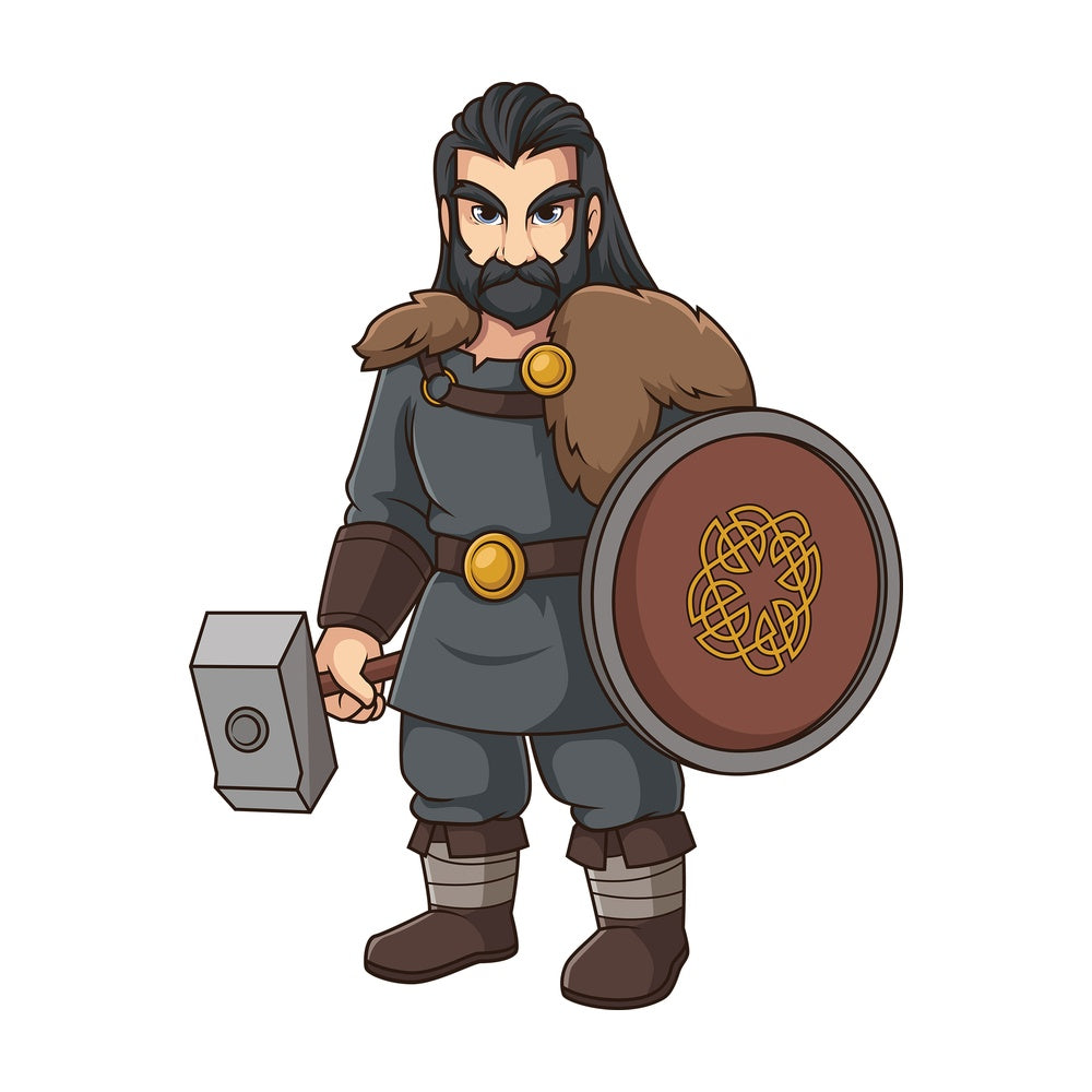 Halfdan ragnarsson. PNG - JPG and vector EPS file formats (infinitely scalable). Image isolated on transparent background.