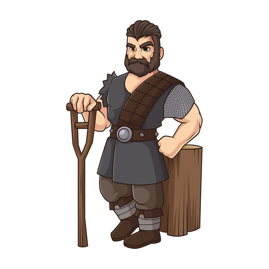 Ivar the boneless. PNG - JPG and vector EPS file formats (infinitely scalable). Image isolated on transparent background.